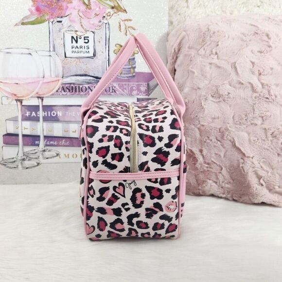 {Juicy Couture} Pink Leopard Print {Cooler} Bag Set - Picture 5 of 10